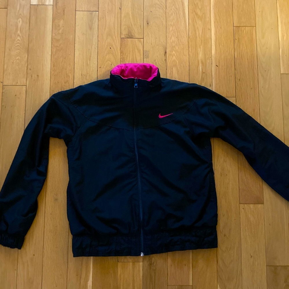 Vintage Nike reversible jacket black / pink Women’s Medium